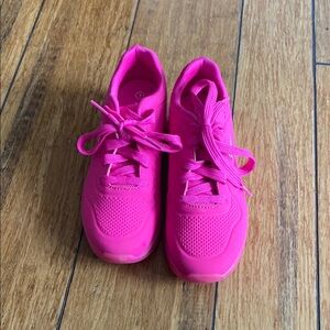 Vibrant Pink Athletic Sneakers